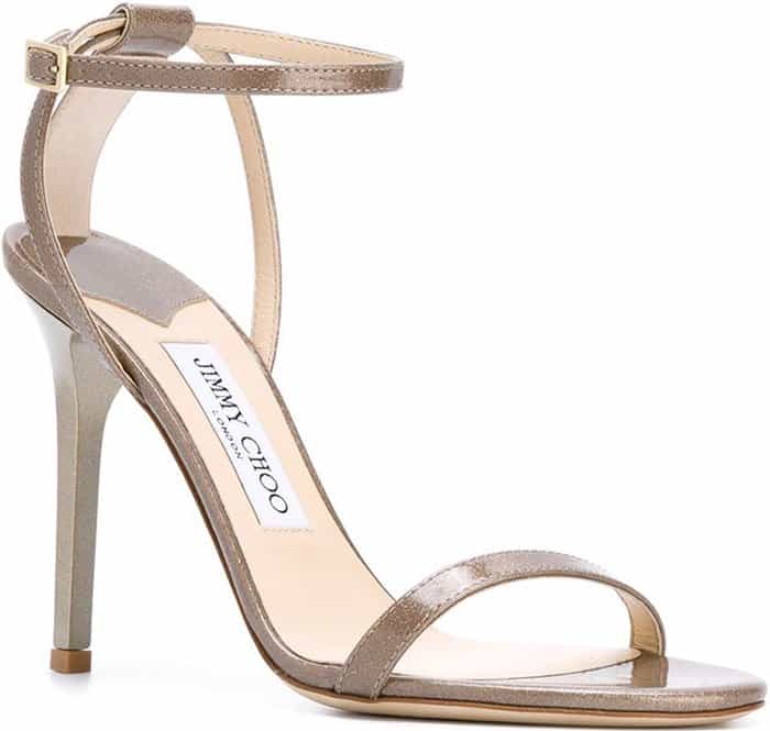 Jimmy Choo Minny Sandals Sand Patent