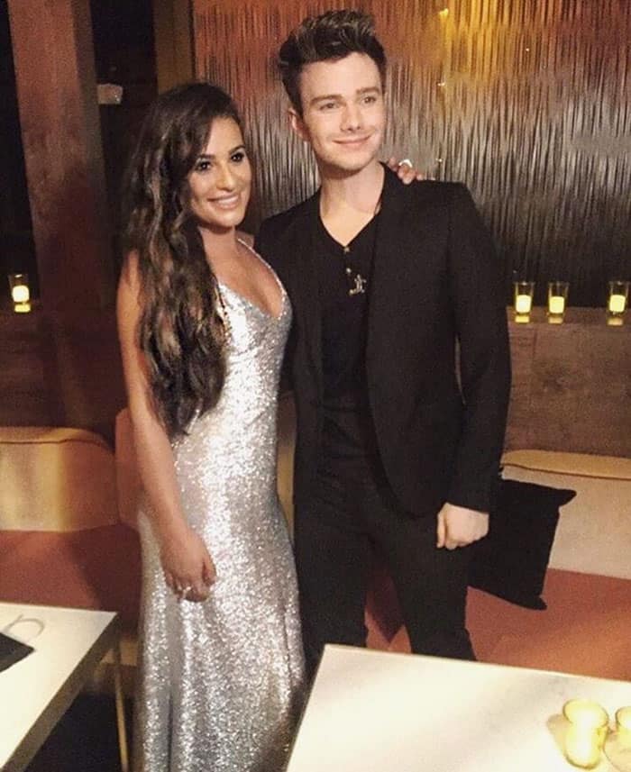 Lea Michele's nostalgic backstage photo with Chris Colfer, affectionately known as Kurt Hummel, is a heartfelt reminder for fans