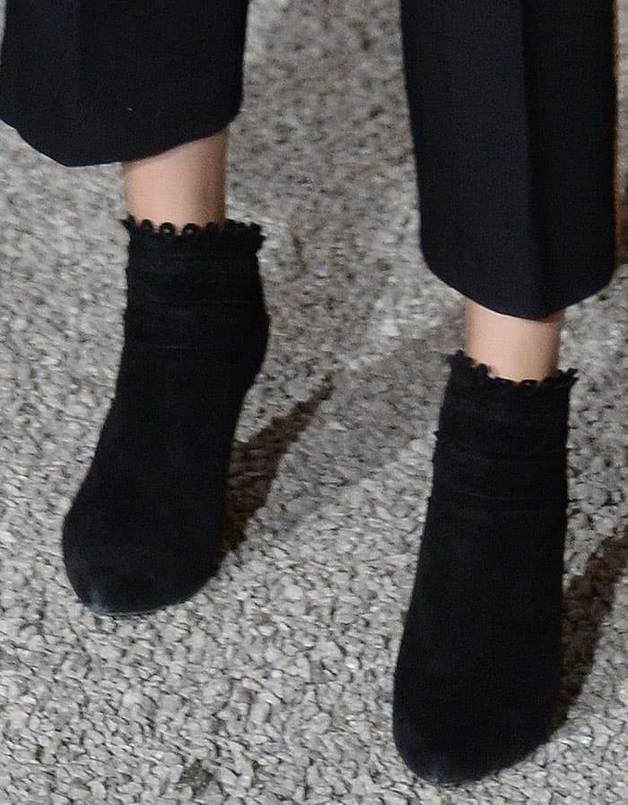 Olivia Palermo rocks Tabitha Simmons ankle boots