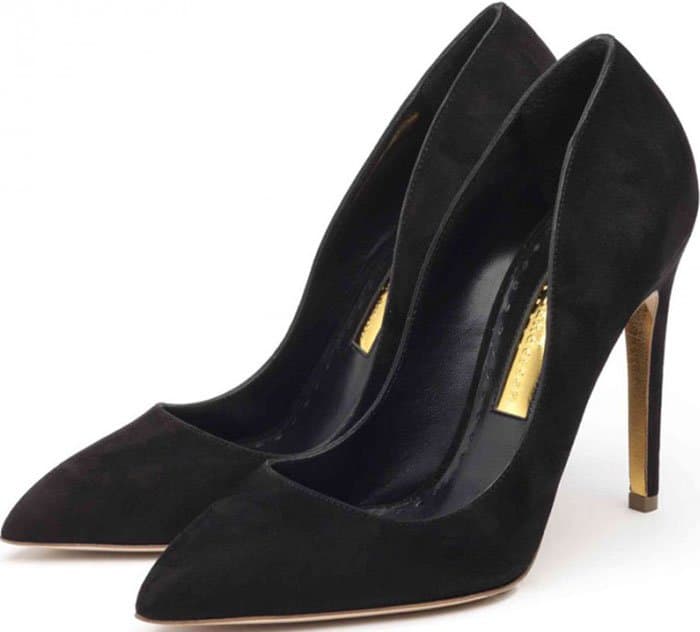 Black Rupert Sanderson "Elba" Pumps