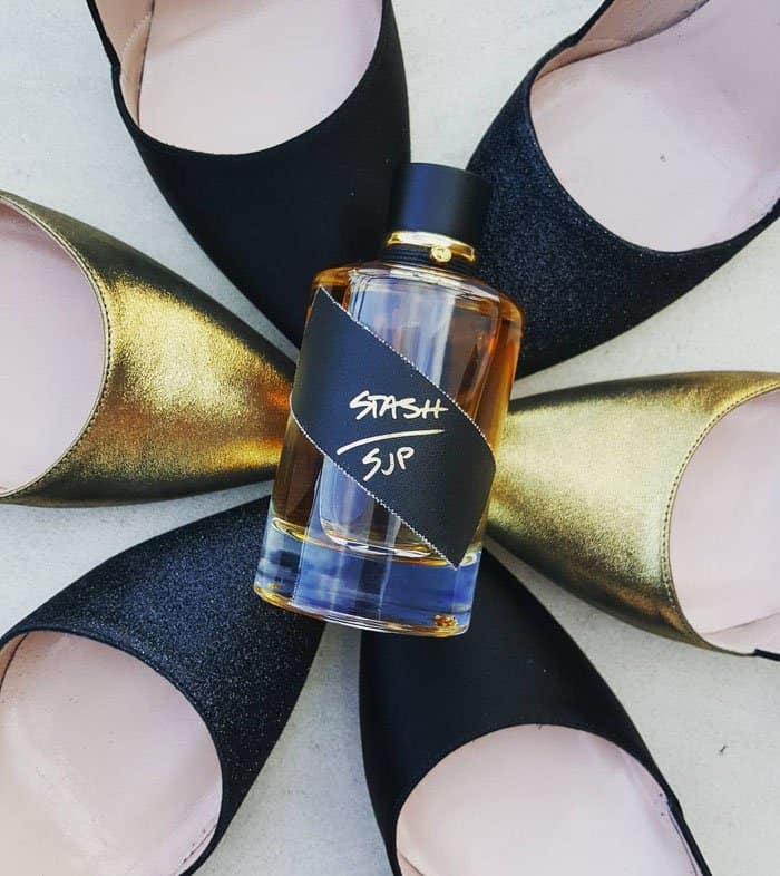 Sarah Jessica Parker uploaded a photo of her shoes with her latest fragrance days before the launch