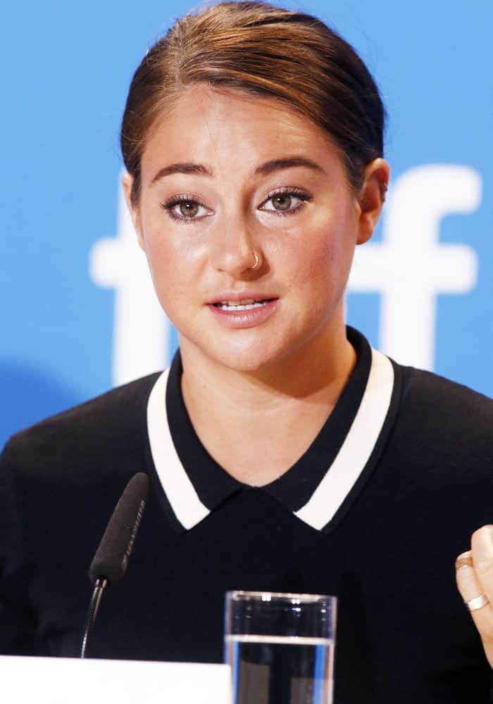 When questioned about the potential transformation of the fourth Divergent movie into a television show, Shailene Woodley asserted she wouldn't be involved at the 41st Toronto International Film Festival photo call for "Snowden" in Canada