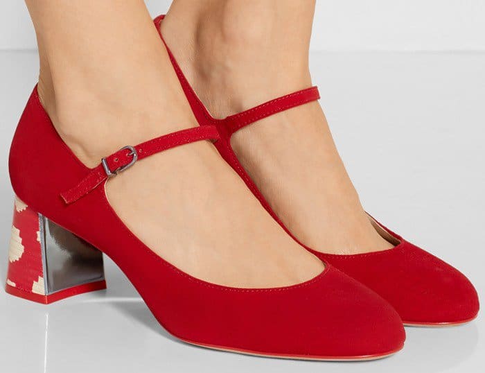 Sophia Webster's 'Renee' pumps are crafted in a ladylike Mary Jane silhouette