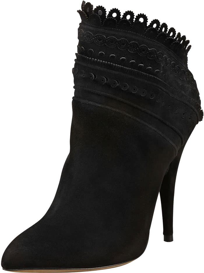 Black Tabitha Simmons "Harmony" Ankle Boots