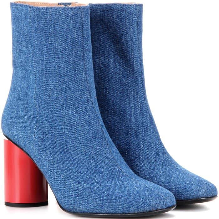 ACNE Studios "Althea" Denim Ankle Boots