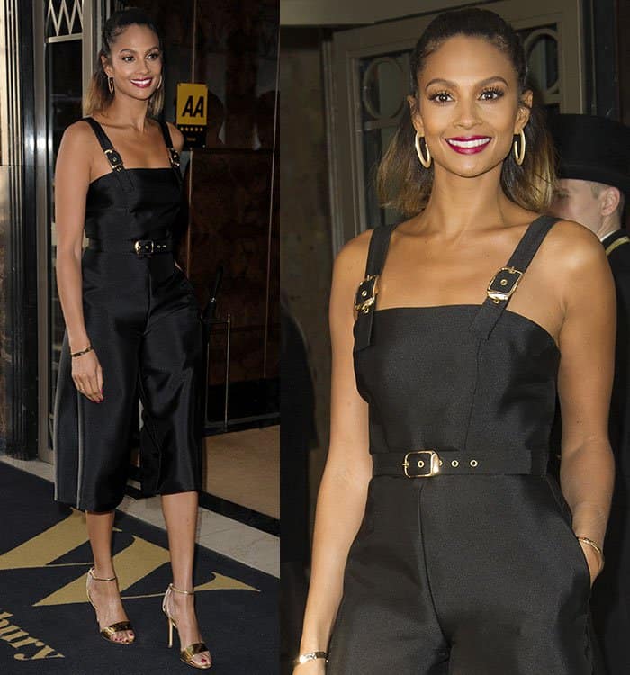 alesha-dixon-little-black-dress-cropped-jumpsuit