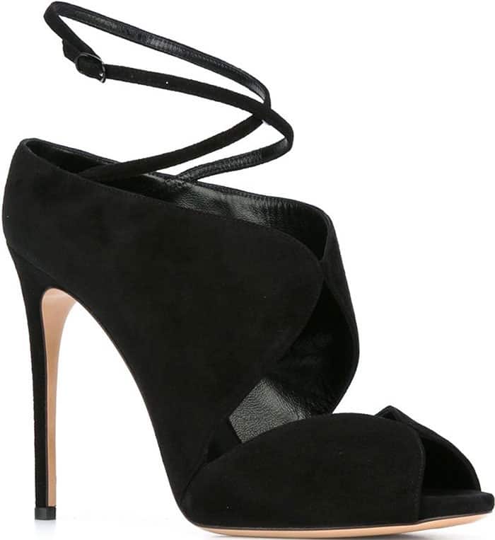 Black Casadei Ankle-Strap Sandals