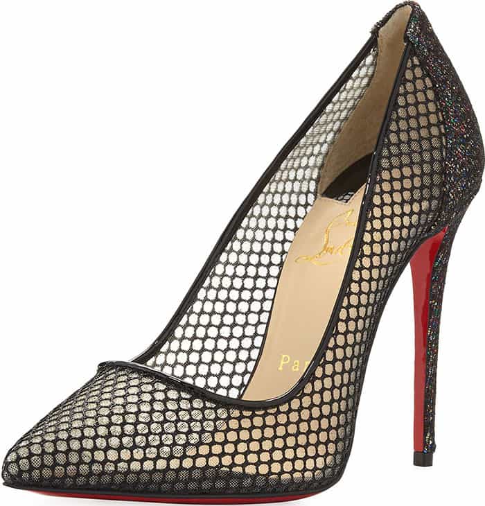 Christian Louboutin 'Follies' Fishnet Pumps