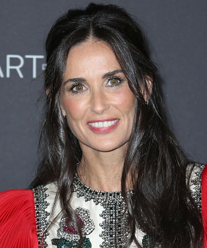 Demi Moore attended the 2016 LACMA Art + Film Gala honoring Robert Irwin and Kathryn Bigelow presented by Gucci