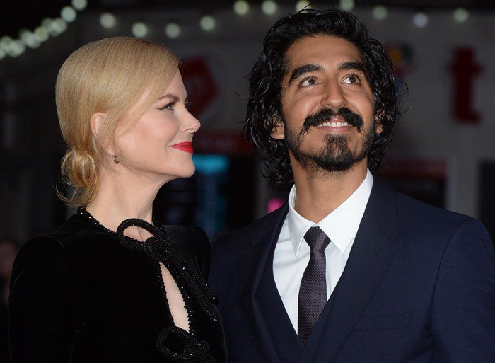 In the 2016 Australian biographical drama film "Lion," Dev Patel portrayed the character of Saroo Brierley, and Nicole Kidman played the role of Sue Brierley