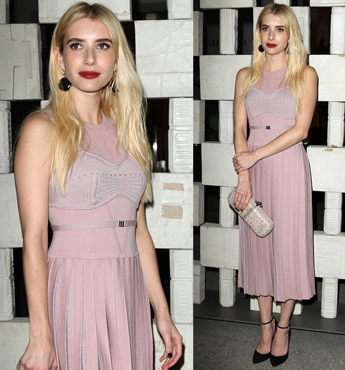 Emma Roberts turned heads with her impeccable style at the Hammer Museum Gala Event