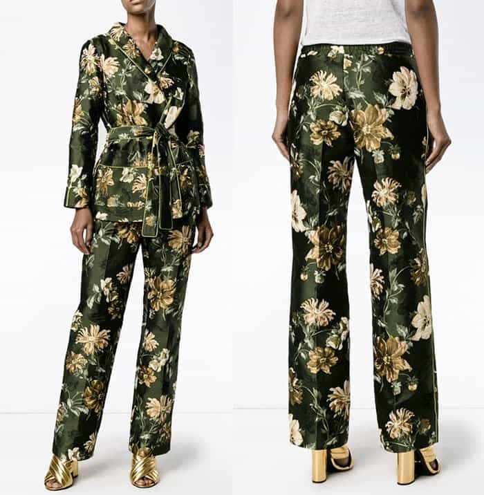 For Restless Sleepers Floral Pattern Trousers