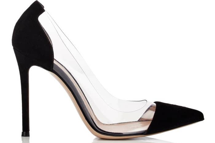 Gianvito Rossi Cap-Toe Plexi Pumps