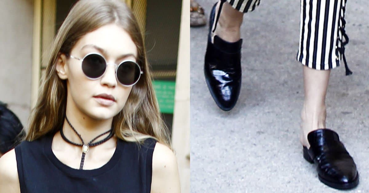gigi hadid mules