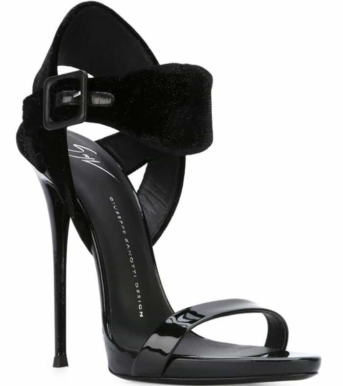 Giuseppe Zanotti “Cassie” Sandals Velvet