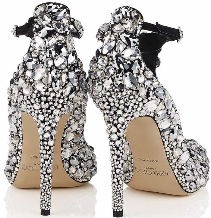 Jimmy Choo crystal-covered 'Storm' pumps