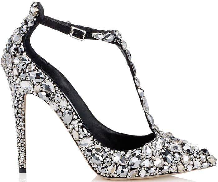 Jimmy Choo crystal-covered 'Storm' pumps