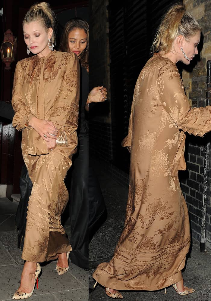 Kate Moss Celebrates in Christian Louboutin 'So Kate' Pumps