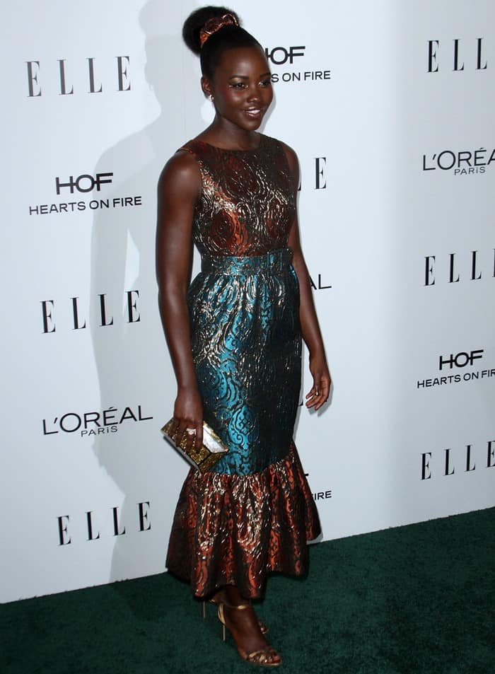 Lupita Nyong’o at the 2016 ELLE Women In Hollywood Awards