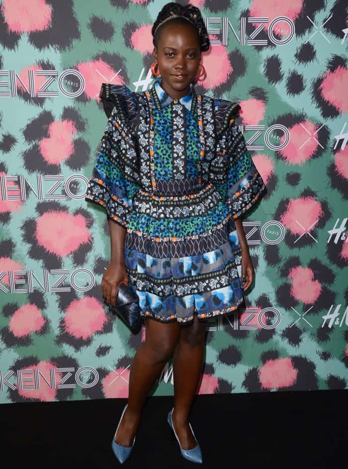 Lupita Nyong'o captivated everyone's attention at the KENZO x H&M Launch Event