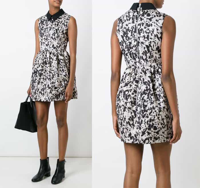 McQ Alexander McQueen Pony Print Party Dress