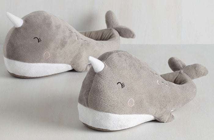 Narwhal USB Heated Footwarmers Slippers