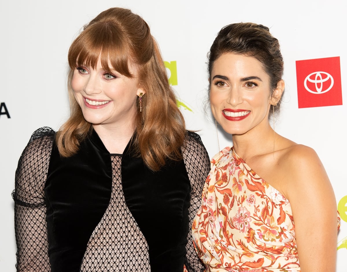 Nikki Reed is 2 inches (5.1 cm) shorter than Bryce Dallas Howard, with a height of 5 feet 4 inches (162.6 cm) compared to Bryce's 5 feet 6 ½ inches (168.9 cm)