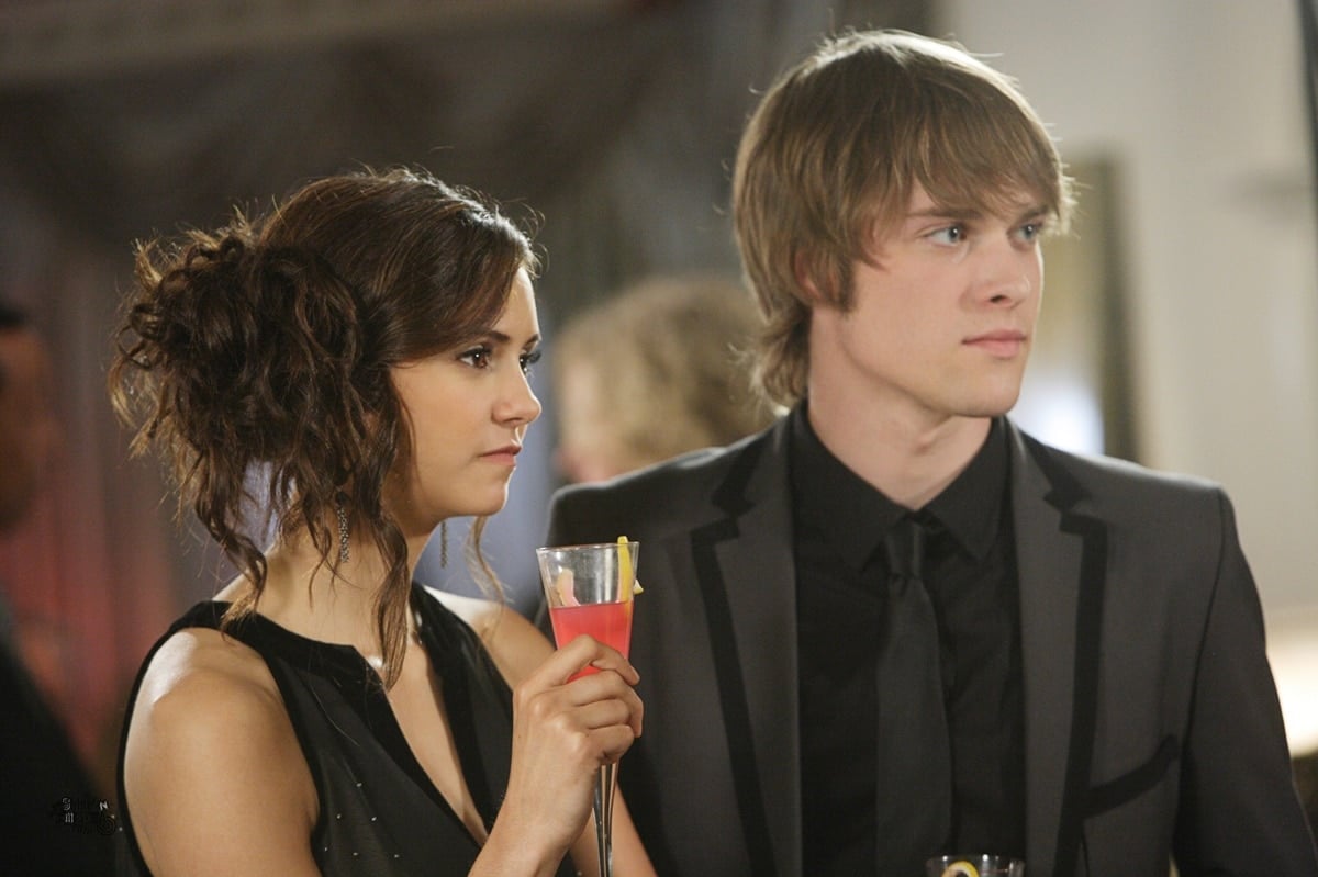 Nina Dobrev's first significant acting role was as Mia Jones, the girlfriend of Jamie Johnston as Peter Stone, on the teen drama TV show "Degrassi: The Next Generation"