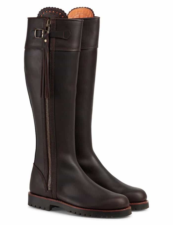 Penelope Chilvers Long Tassel Boots in Conker