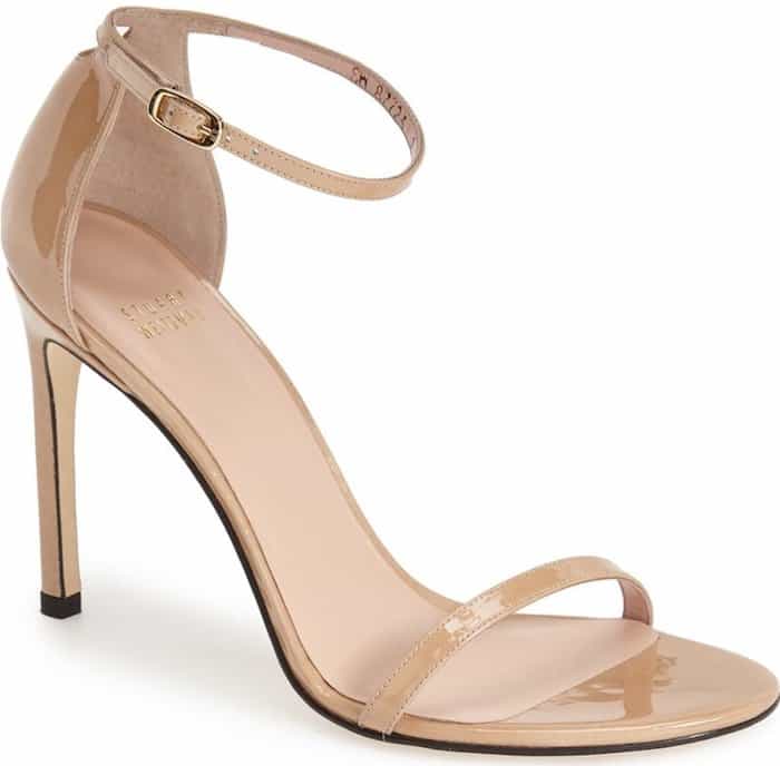 Stuart Weitzman 'Nudistsong' Ankle Strap Sandals