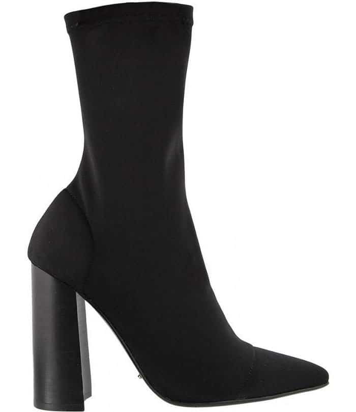 Tony Bianco "Diddy" Boots in Black Lycra