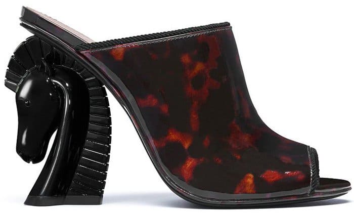 Tory Burch Multicolor 'Barton' Horse-Heel Mules