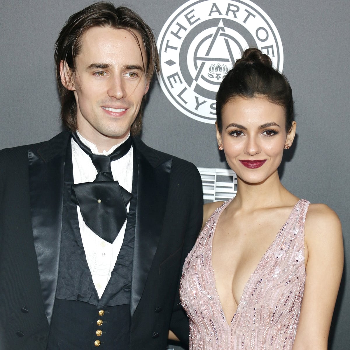 Victoria Justice, 23, is reportedly dating Reeve Carney, 33, after meeting during the filming of the Rocky Horror Picture Show, marking a new romance for the actress this holiday season