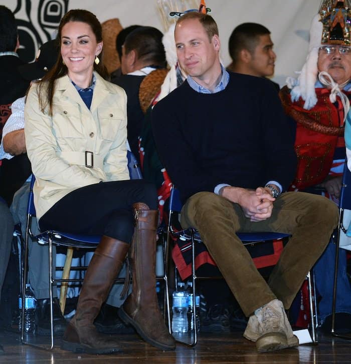 Kate wore her Penelope Chilvers tassel boots with a more casual outfit