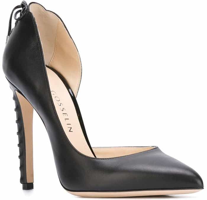 Chloe Gosselin "Enchysia" Suede Pumps Black