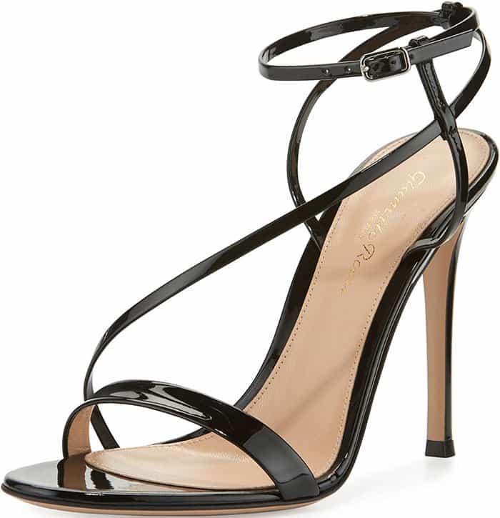Black Gianvito Rossi "Carlyle" Sandals