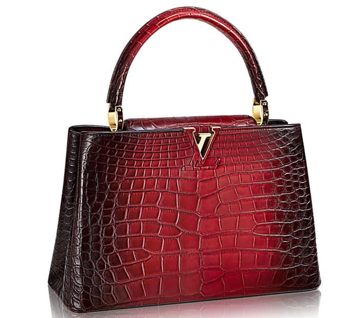 Louis Vuitton Capucines MM Crocodile Brilliant