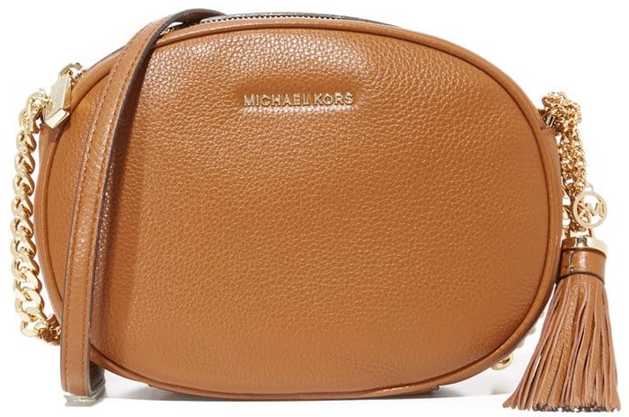 MICHAEL by Michael Kors 'Ginny' Messenger Bag in Luggage