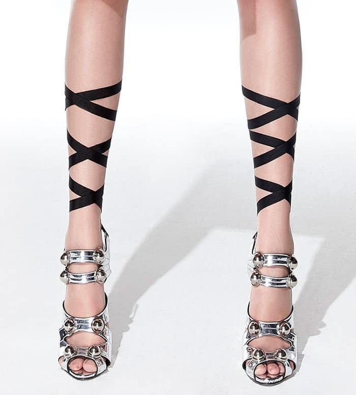 Milin Gemstone Chunky Heels