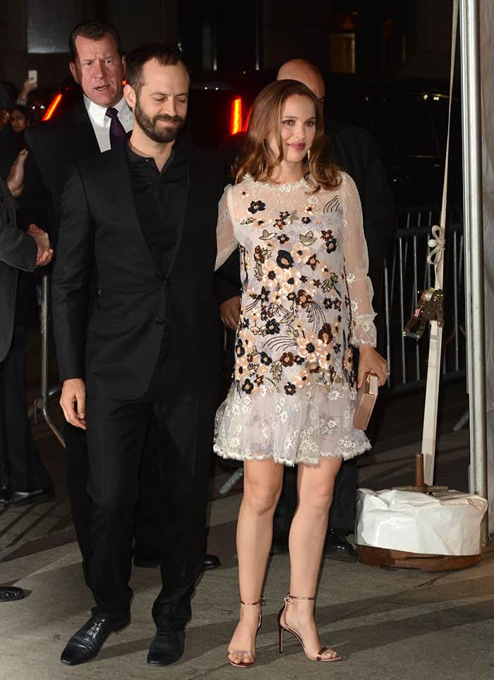 Natalie Portman and husband Benjamin Millepied at the 26th Annual Gotham Independent Film Awards