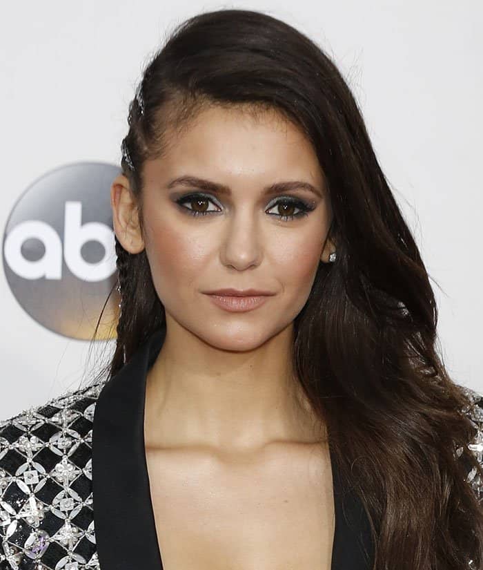 nina-dobrev-hair-makeup-amas