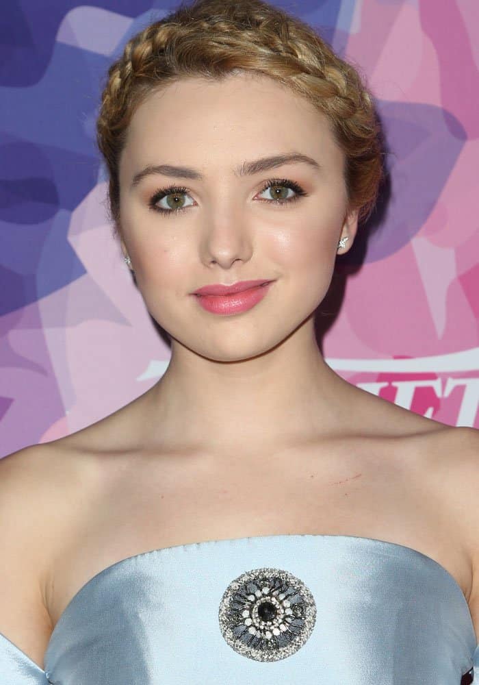 Peyton List at Variety and WWD's "Stylemakers Awards" in West Hollywood on November 17, 2016