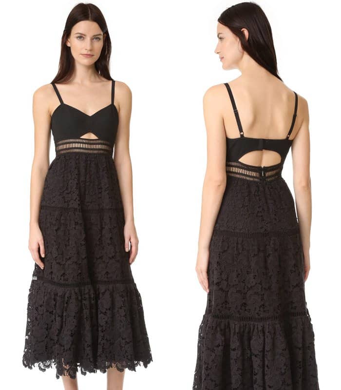 Rebecca Taylor Sleeveless Lace Dress