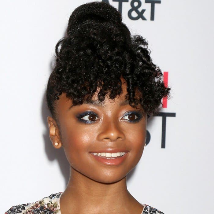 14-Year-Old Skai Jackson Wears Glittering Jimmy Choo Heels