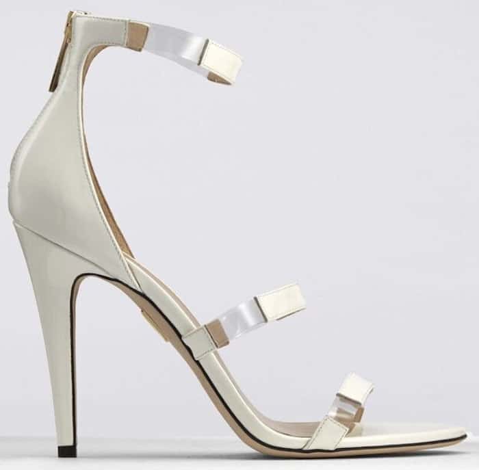 Tamara Mellon Frontline Sandals White