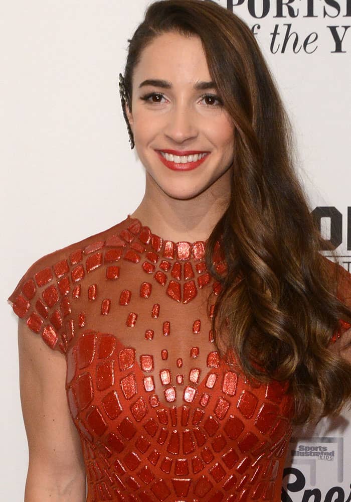 Aly Raisman at the Sports Illustrated "Sportsperson of the Year" 2016 ceremony