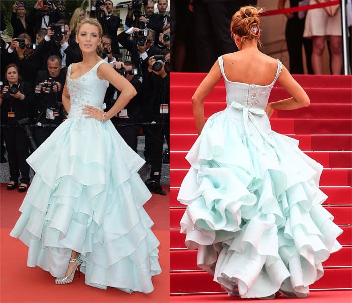 Blake Lively's second pregnancy did not stop her from looking spectacular at the 69th Cannes Film Festival