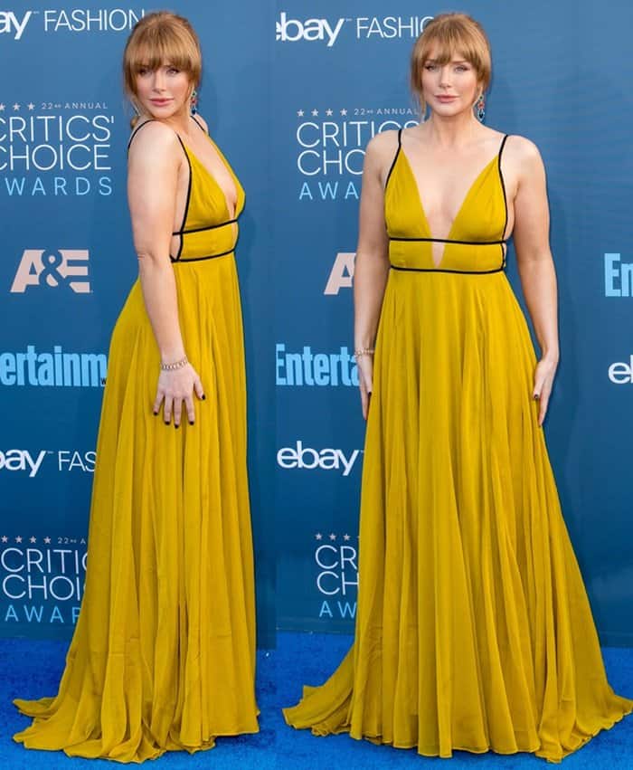 Bryce Dallas Howard attending the 22nd Annual Critics' Choice Awards at Barker Hangar in Santa Monica