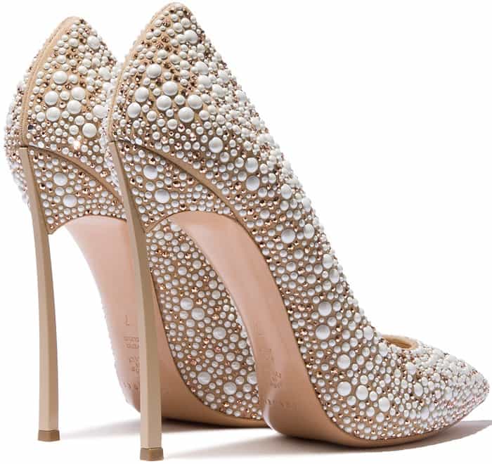 Casadei Blade Heels with Faux Pearls