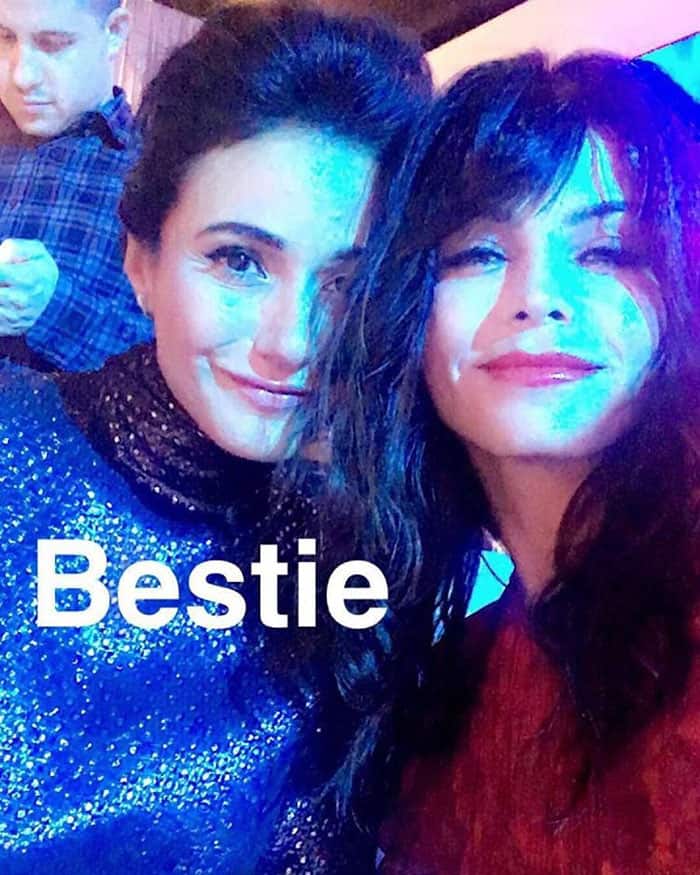 Emmanuelle Chriqui shares a sweet moment with her "bestie" Jenna Dewan at the Variety and WWD Stylemakers Awards, capturing their close friendship